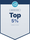 Top 5% badge — Global