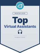 Top Virtual Assistants badge — Global